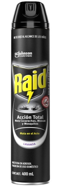 CJ.RAID ACCION TOTAL 12/400ML